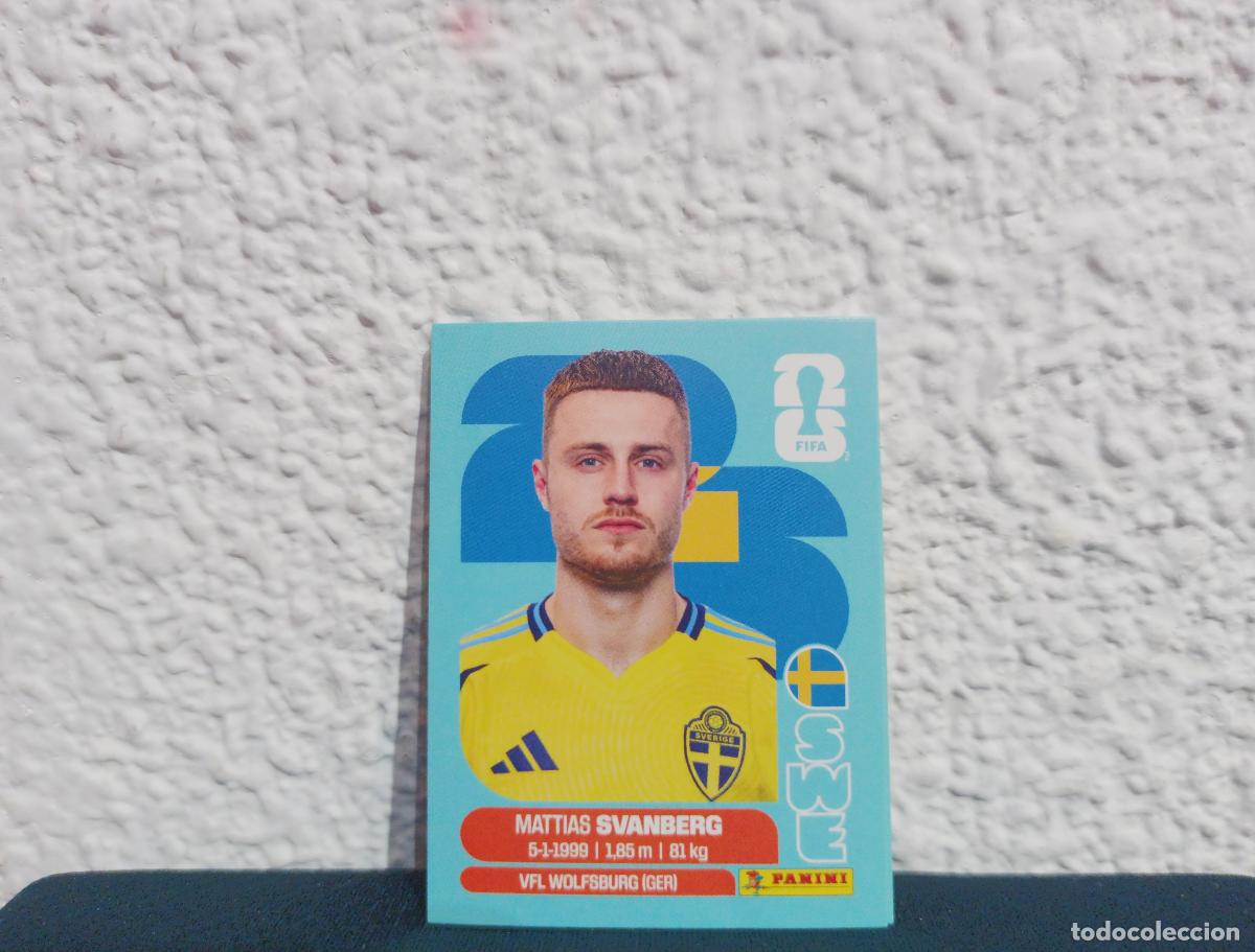 Collectionnisme Cartes &agrave; collectionner anciennes: SWE 12 MATTIAS SVANBERG BASE SWEDEN CROMO MUNDIAL STICKERS 2026 26
