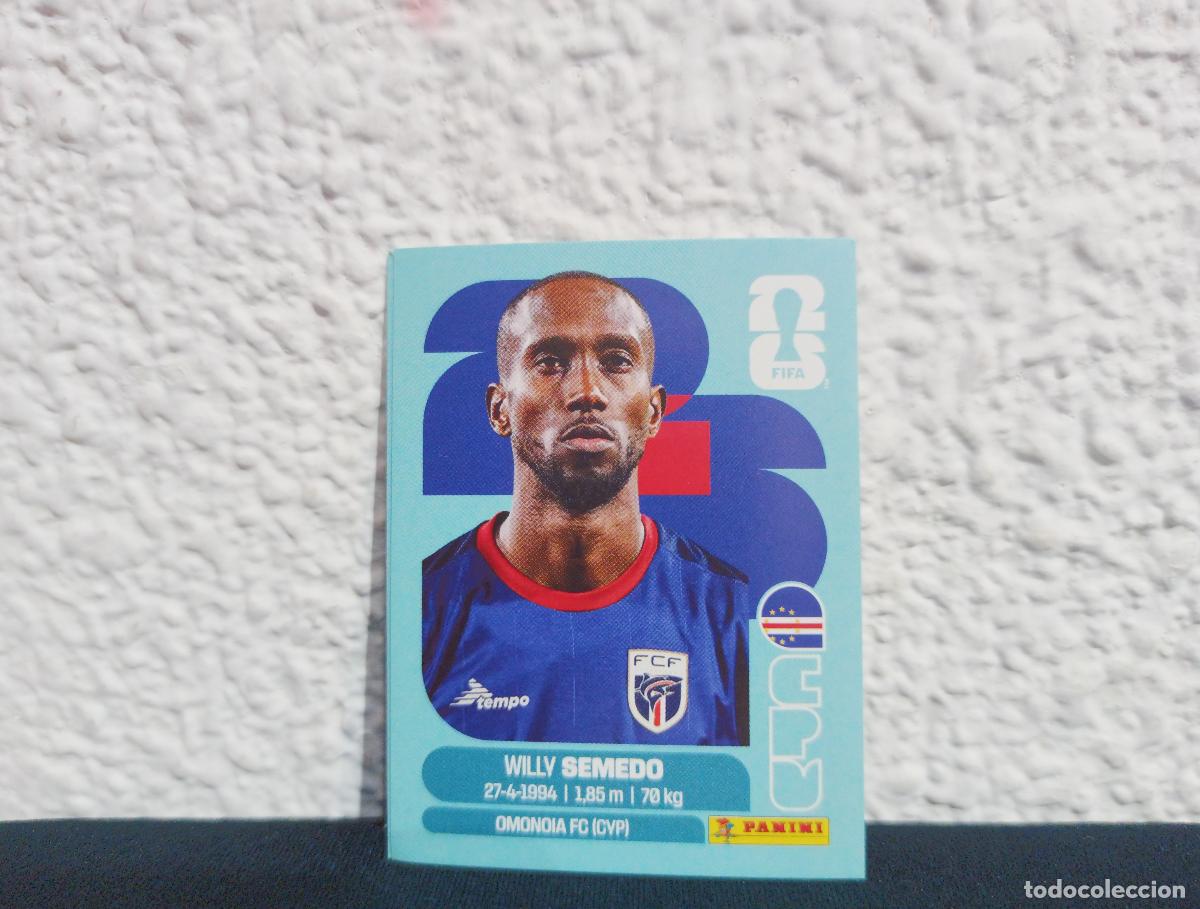 Collectionnisme Cartes &agrave; collectionner anciennes: CPV 19 WILLY SEMEDO BASE CABO VERDE CROMO MUNDIAL STICKERS 2026 26
