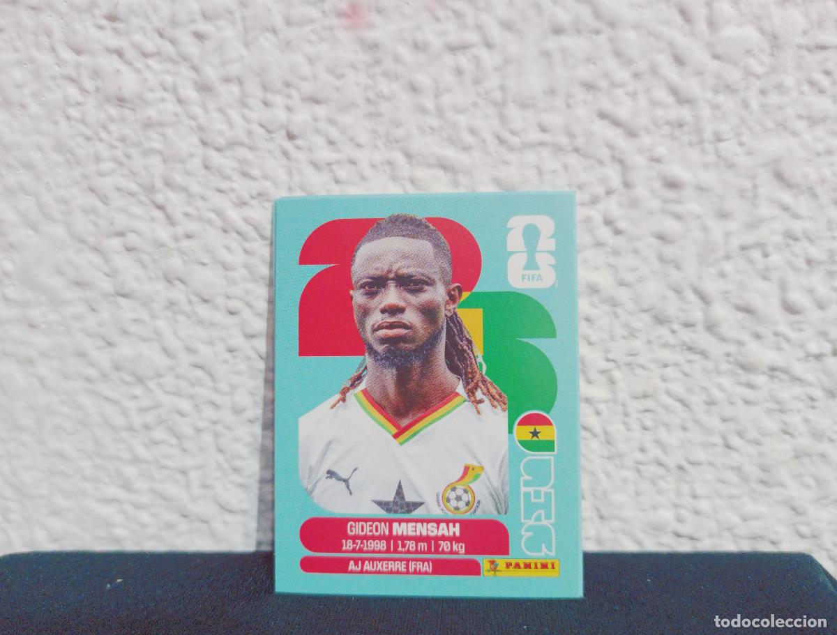 Collectionnisme Cartes &agrave; collectionner anciennes: GHA 7 GIDEON MENSAH BASE GHANA CROMO MUNDIAL STICKERS 2026 26