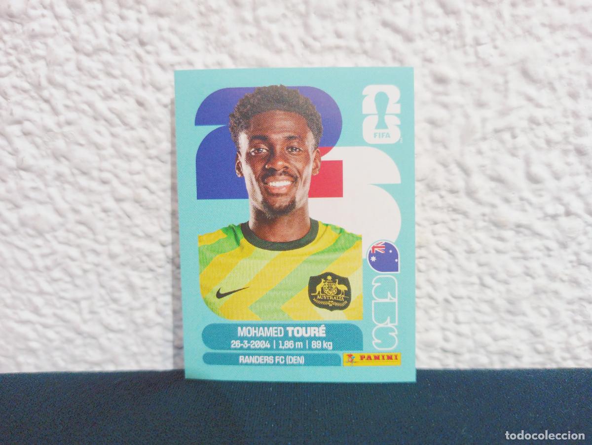 Collectionnisme Cartes &agrave; collectionner anciennes: AUS 20 MOHAMED TOUR&Eacute; BASE AUSTRALIA CROMO MUNDIAL STICKERS 2026 26