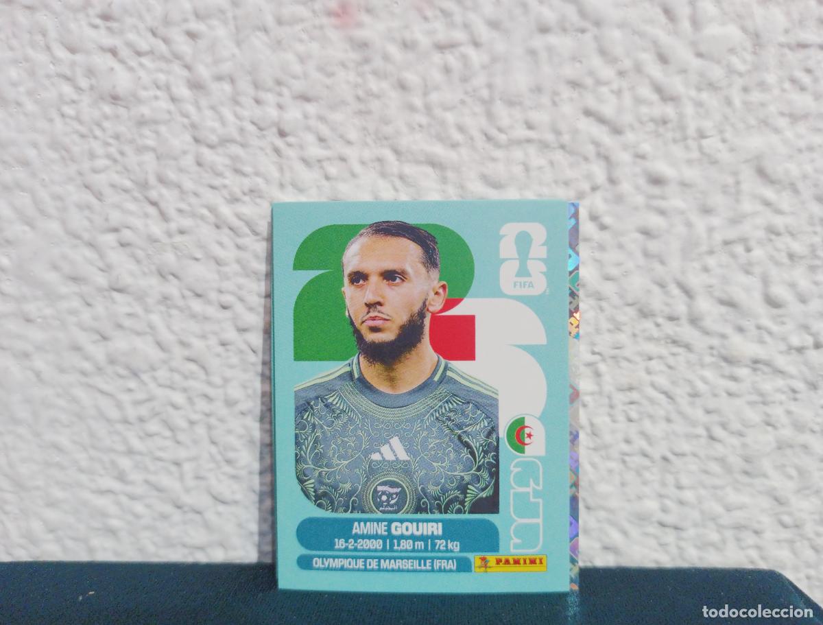 Collectionnisme Cartes &agrave; collectionner anciennes: ALG 18 AMINE GOUIRI BASE ALGERIA CROMO MUNDIAL STICKERS 2026 26