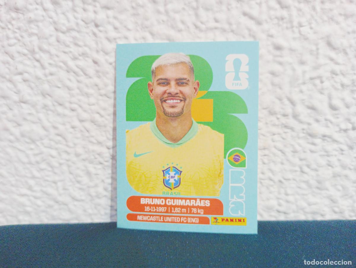 Collectionnisme Cartes &agrave; collectionner anciennes: BRA 11 BRUNO GUIMAR&Atilde;ES BASE BRAZIL CROMO MUNDIAL STICKERS 2026 26