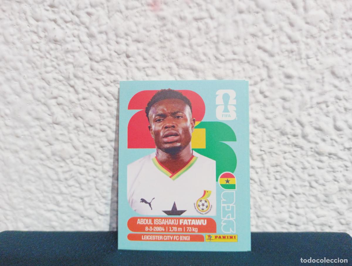 Collectionnisme Cartes &agrave; collectionner anciennes: GHA 9 ABDUL ISSAHAKU FATAWU BASE GHANA CROMO MUNDIAL STICKERS 2026 26