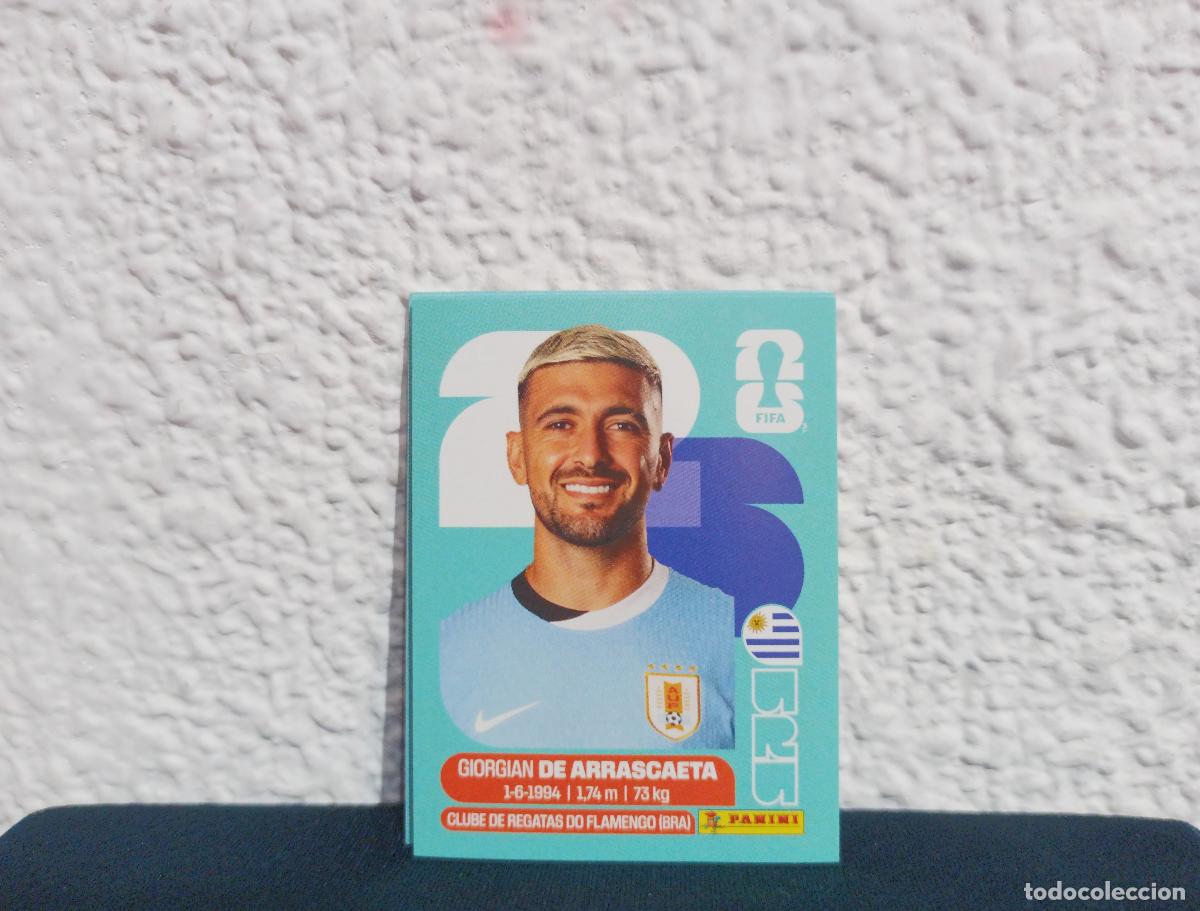 Collectionnisme Cartes &agrave; collectionner anciennes: URU 11 GIORGIAN DE ARRASCAETA BASE URUGUAY CROMO MUNDIAL STICKERS 2026 26