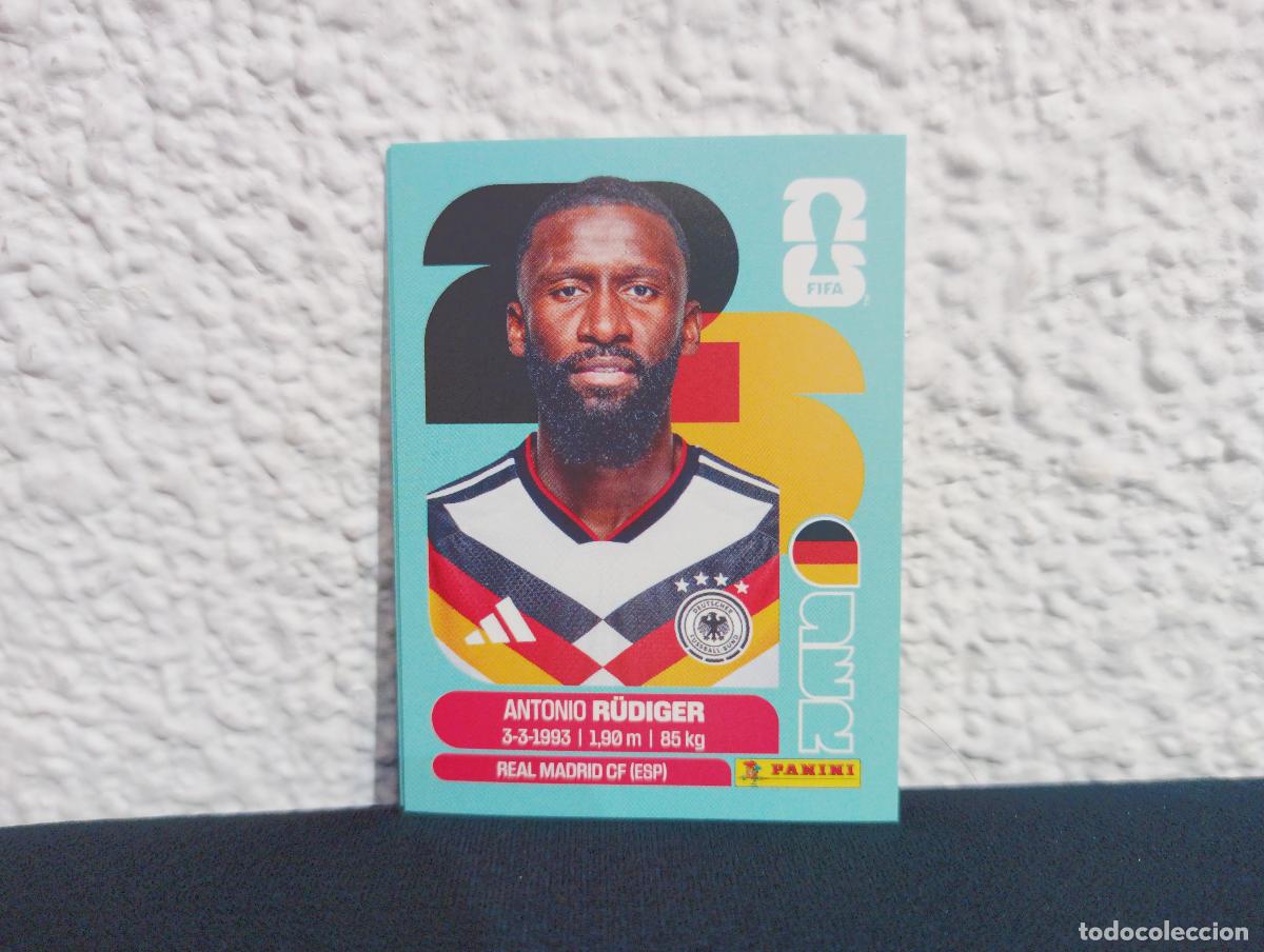 Collectionnisme Cartes &agrave; collectionner anciennes: GER 6 ANTONIO R&Uuml;DIGER BASE GERMANY CROMO MUNDIAL STICKERS 2026 26