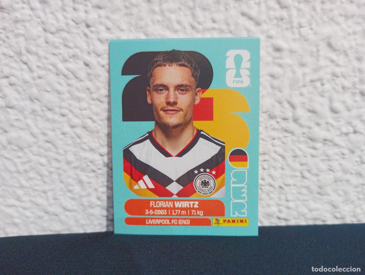 Sammeln alte Sammelbilder: GER 11 FLORIAN WIRTZ BASE GERMANY CROMO MUNDIAL STICKERS 2026 26