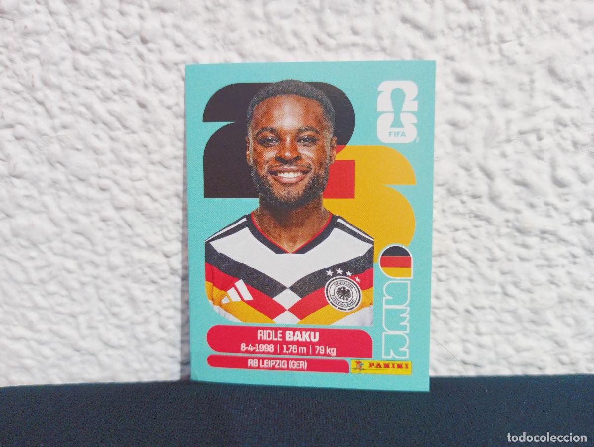 Sammeln alte Sammelbilder: GER 8 RIDLE BAKU BASE GERMANY CROMO MUNDIAL STICKERS 2026 26