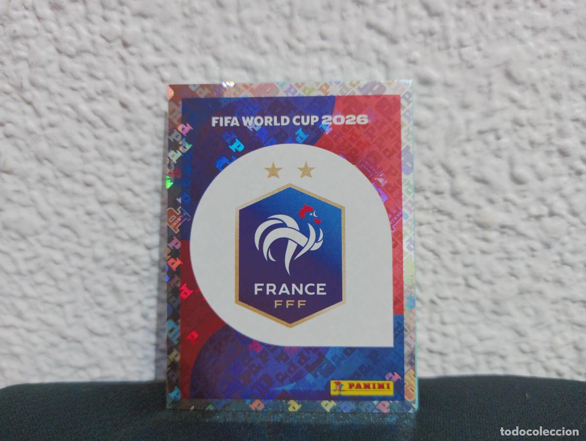 Sammeln alte Sammelbilder: FRA 1 ESCUDO BASE FRANCE CROMO MUNDIAL STICKERS 2026 26