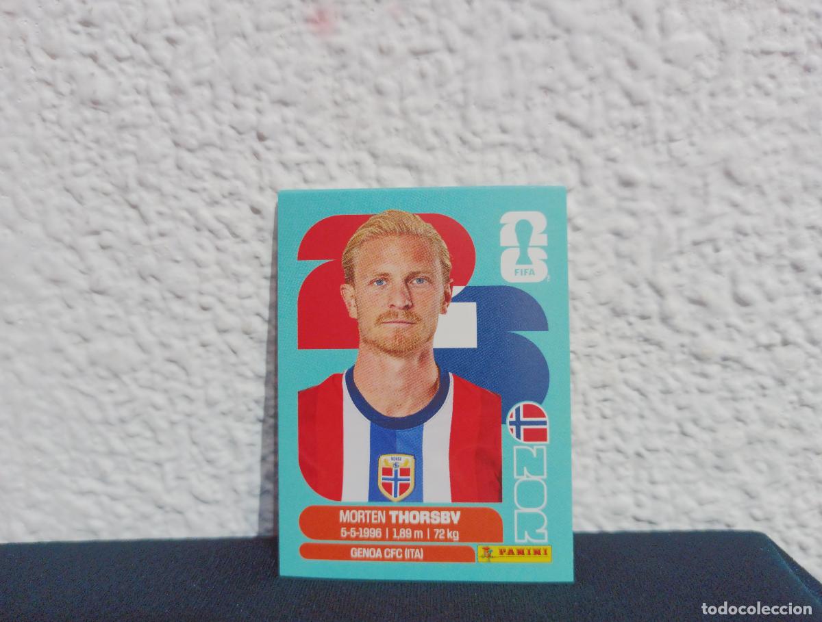 Sammeln alte Sammelbilder: NOR 9 MORTEN THORSBY BASE NORWAY CROMO MUNDIAL STICKERS 2026 26
