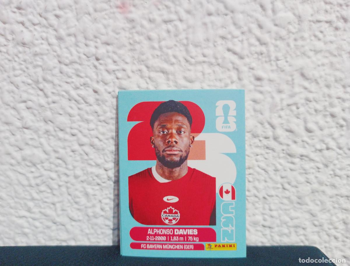 Coleccionismo cromos antiguos: CAN 3 ALPHONSO DAVIES BASE CANADA CROMO MUNDIAL STICKERS 2026 26