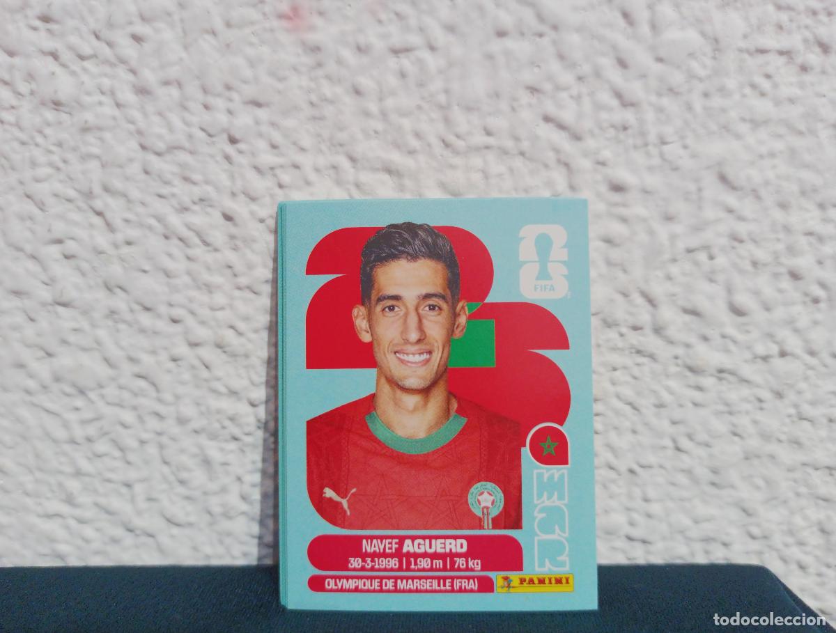 Coleccionismo cromos antiguos: MAR 6 NAYEF AGUERD BASE MARRUECOS CROMO MUNDIAL STICKERS 2026 26
