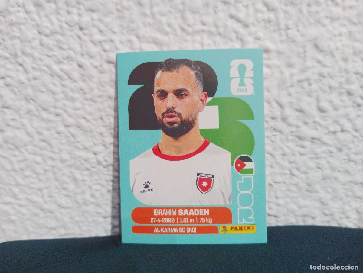 Coleccionismo cromos antiguos: JOR 9 IBRAHIM SAADEH BASE JORDANIA CROMO MUNDIAL STICKERS 2026 26