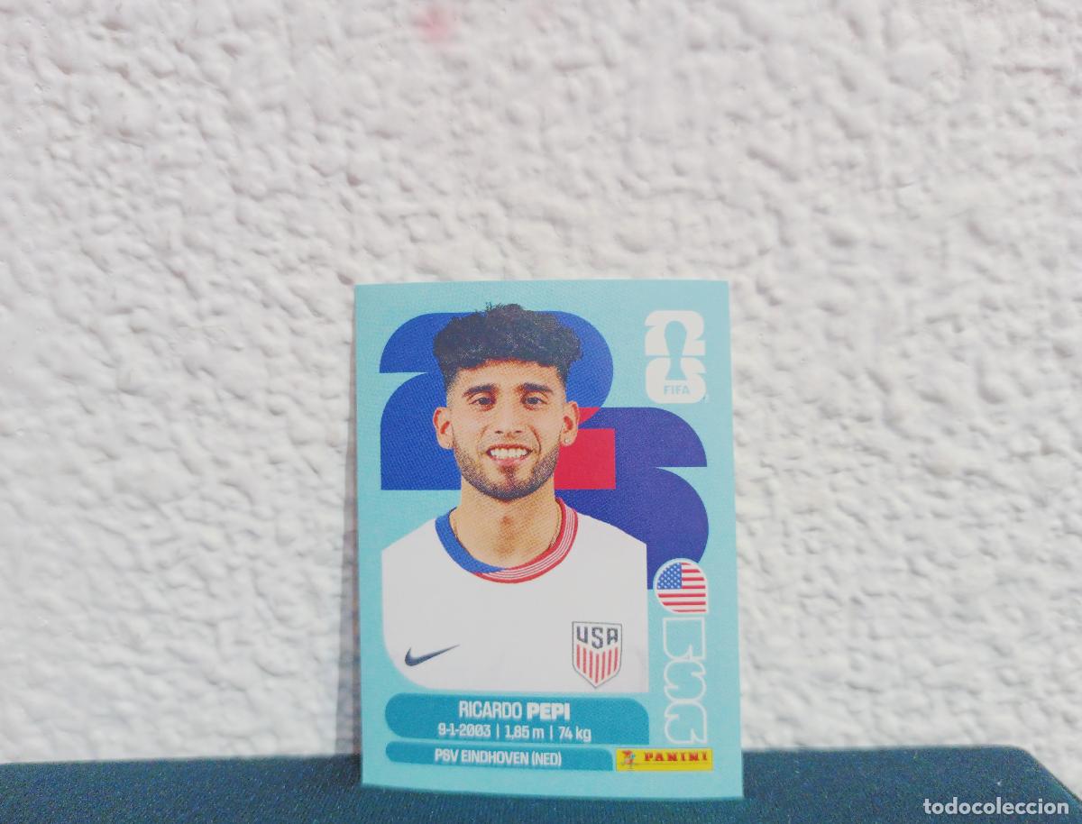 Collezionismo Figurine antiche: USA 18 RICARDO PEPI BASE ESTADOS UNIDOS CROMO MUNDIAL STICKERS 2026 26