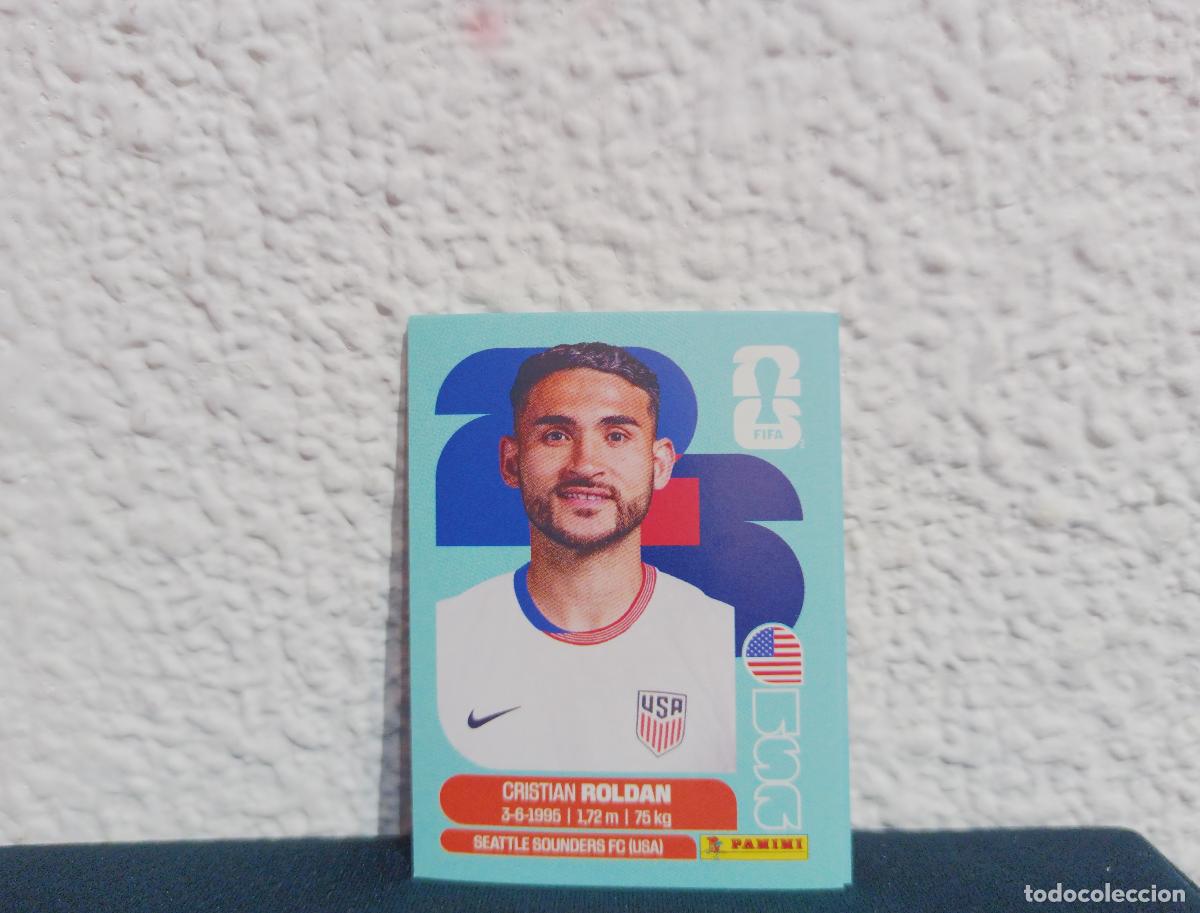 Collezionismo Figurine antiche: USA 11 CRISTIAN ROLDAN BASE ESTADOS UNIDOS CROMO MUNDIAL STICKERS 2026 26