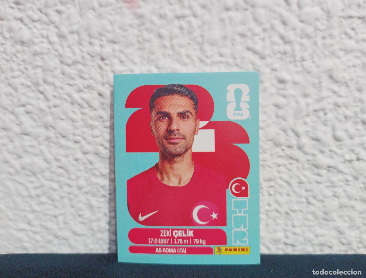 Collezionismo Figurine antiche: TUR 4 ZEKI CELIK BASE TURKEY CROMO MUNDIAL STICKERS 2026 26