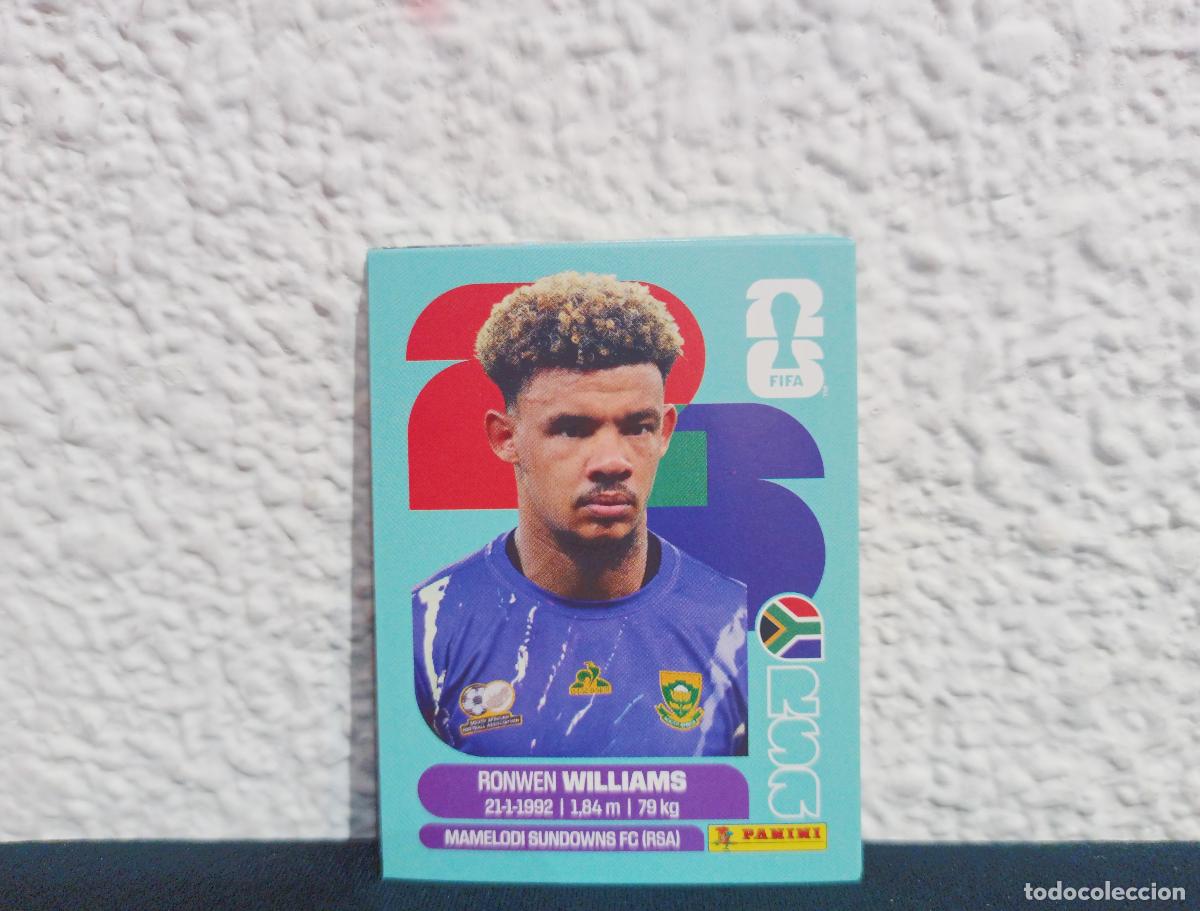 Collezionismo Figurine antiche: RSA 2 RONWEN WILLIAMS BASE SUDAFRICA CROMO MUNDIAL STICKERS 2026 26