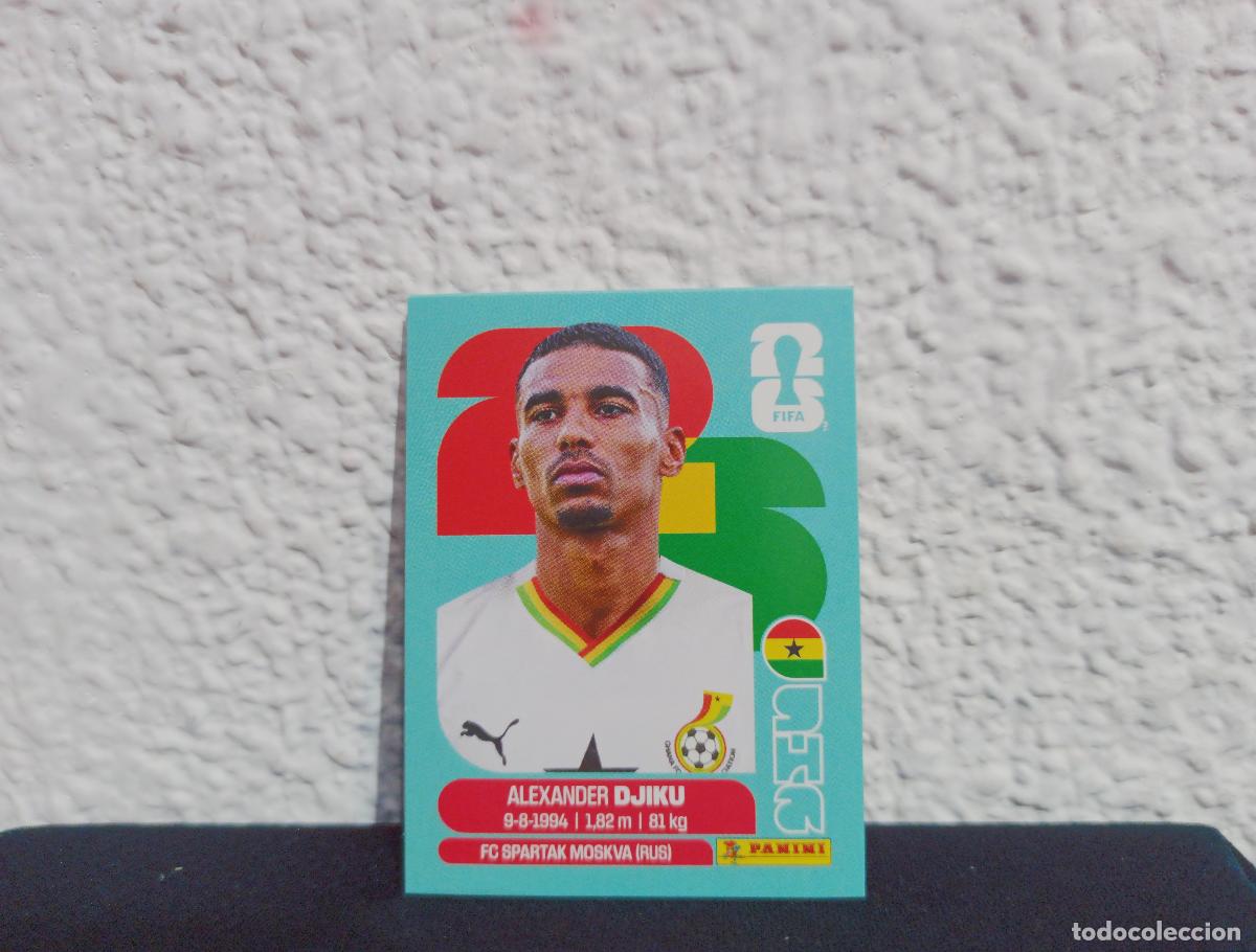 Collectable Antique Stickers: GHA 6 ALEXANDER DJIKU BASE GHANA CROMO MUNDIAL STICKERS 2026 26