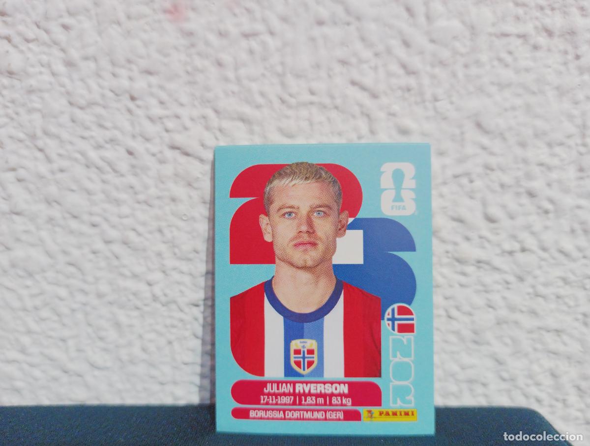 Sammeln alte Sammelbilder: NOR 3 JULIAN RYERSON BASE NORWAY CROMO MUNDIAL STICKERS 2026 26
