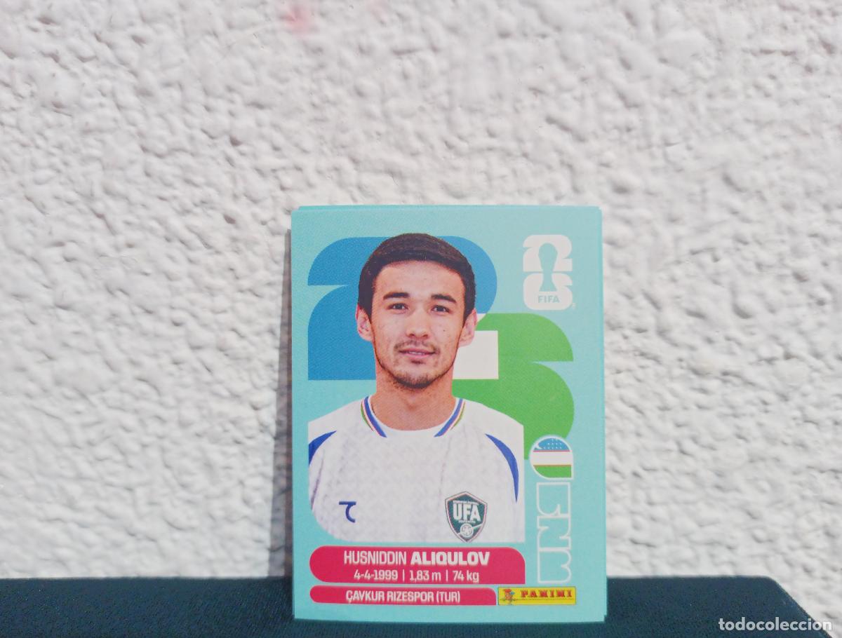 Sammeln alte Sammelbilder: UZB 6 HUSNIDDIN ALIQULOV BASE UZBEKISTAN CROMO MUNDIAL STICKERS 2026 26