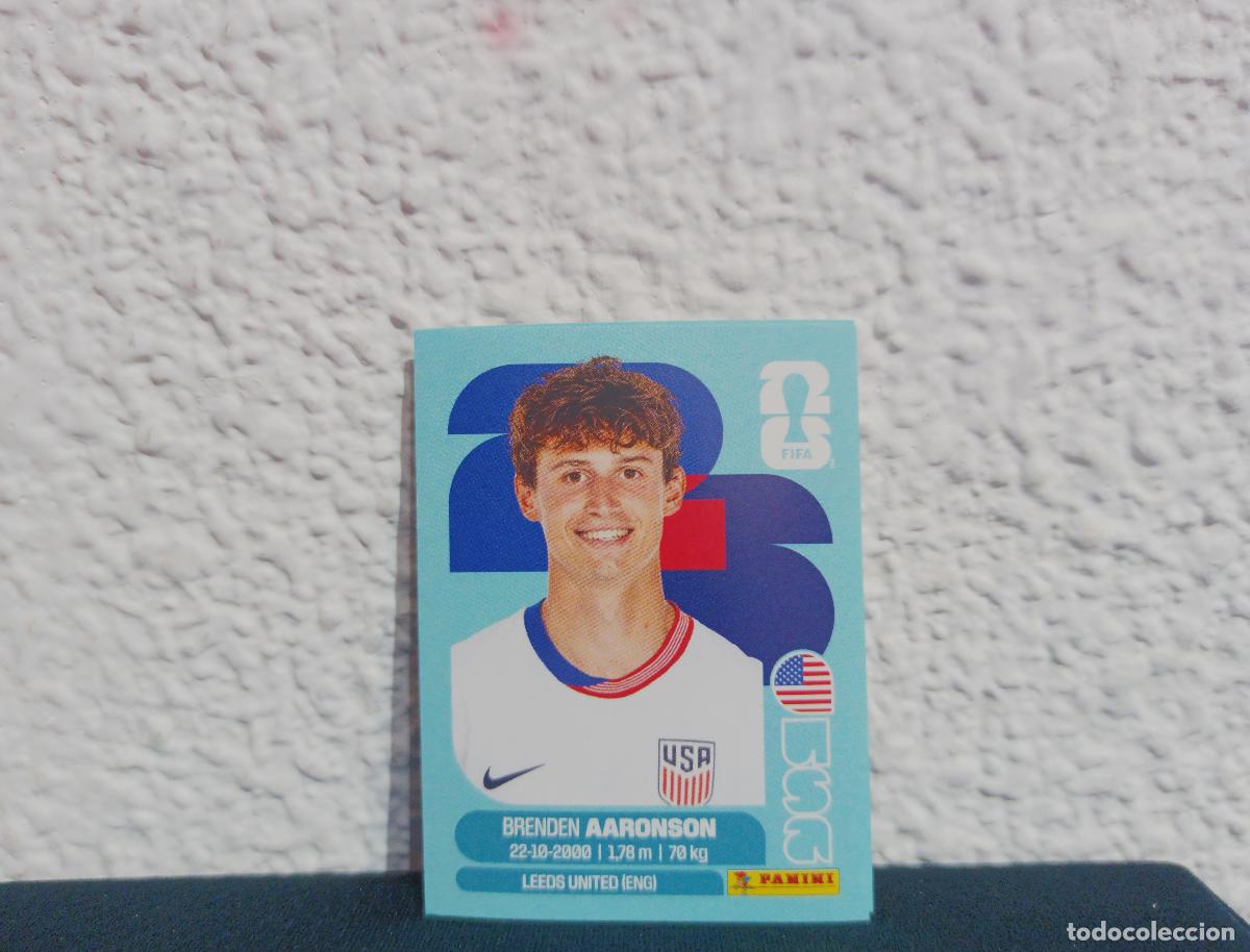 Sammeln alte Sammelbilder: USA 17 BRENDEN AARONSON BASE ESTADOS UNIDOS CROMO MUNDIAL STICKERS 2026 26