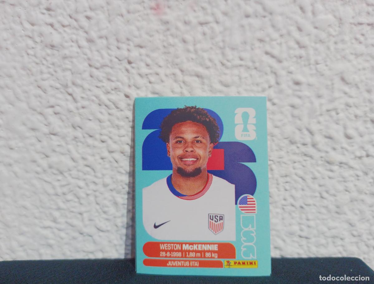 Sammeln alte Sammelbilder: USA 10 WESTON MCKENNIE BASE ESTADOS UNIDOS CROMO MUNDIAL STICKERS 2026 26