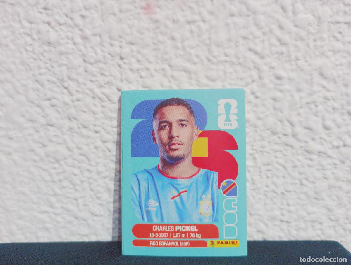 Coleccionismo cromos antiguos: COD 8 CHARLES PICKEL BASE CONGO DR CROMO MUNDIAL STICKERS 2026 26
