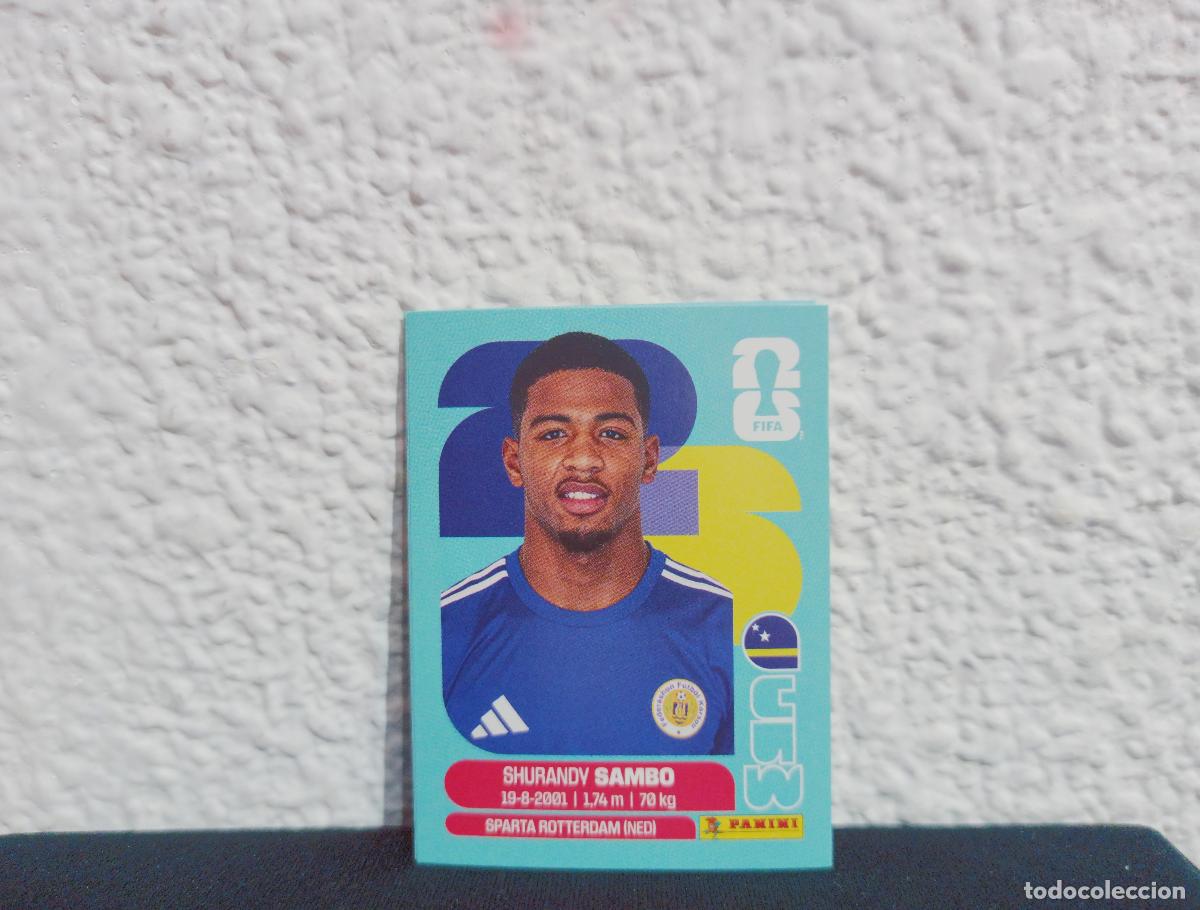 Coleccionismo cromos antiguos: CUW 8 SHURANDY SAMBO BASE CURACAO CROMO MUNDIAL STICKERS 2026 26