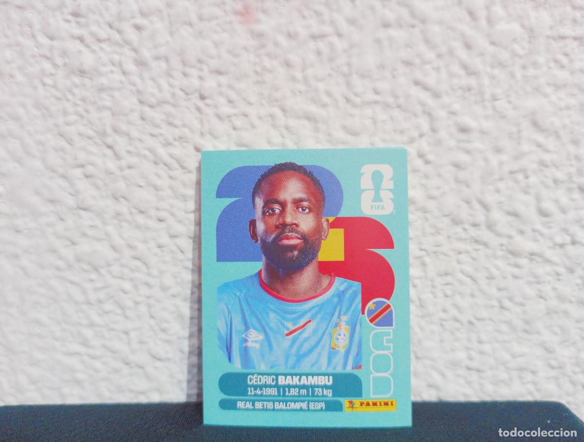 Coleccionismo cromos antiguos: COD 19 CEDRIC BAKAMBU BASE CONGO DR CROMO MUNDIAL STICKERS 2026 26