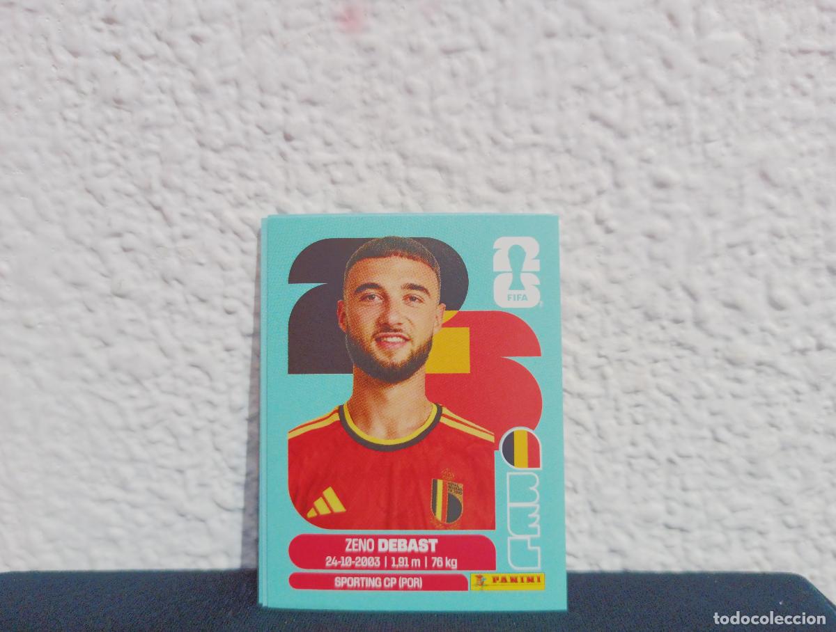 Coleccionismo cromos antiguos: BEL 5 ZENO DEBAST BASE BELGIUM CROMO MUNDIAL STICKERS 2026 26