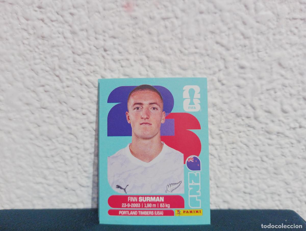 Coleccionismo cromos antiguos: NZL 9 FINN SURMAN BASE NEW ZEALAND CROMO MUNDIAL STICKERS 2026 26