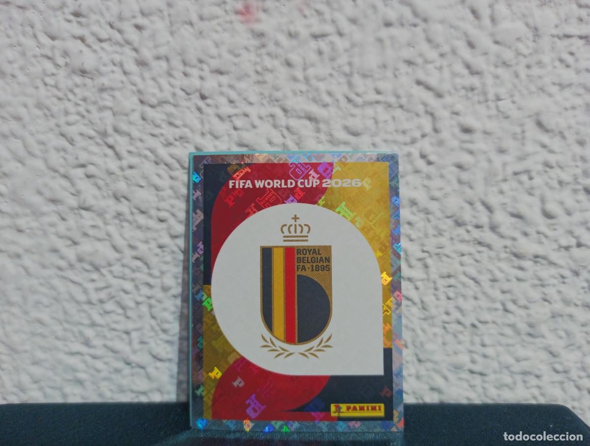 Coleccionismo cromos antiguos: BEL 1 ESCUDO BASE BELGIUM CROMO MUNDIAL STICKERS 2026 26