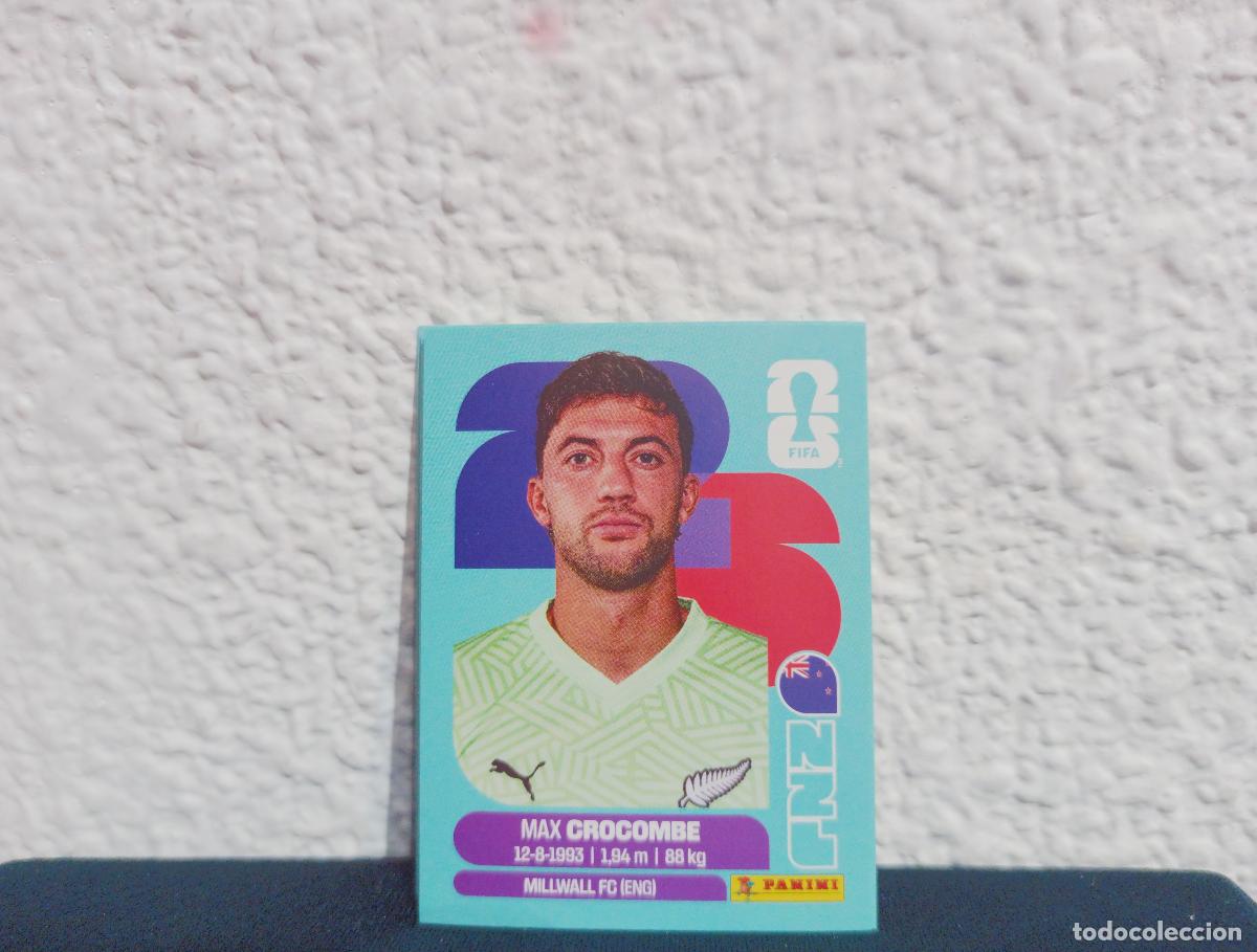 Coleccionismo cromos antiguos: NZL 2 MAX CROCOMBE BASE NEW ZEALAND CROMO MUNDIAL STICKERS 2026 26