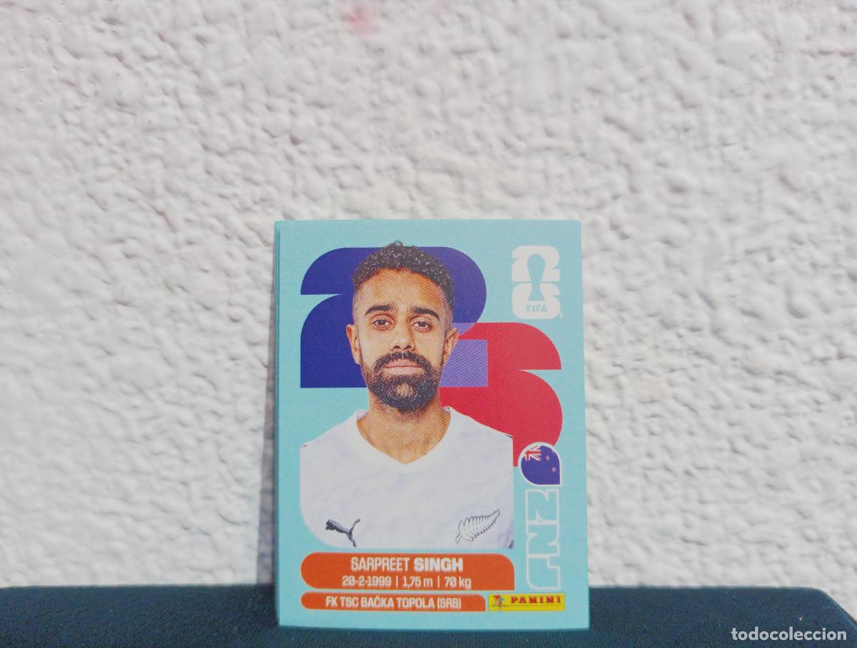 Coleccionismo cromos antiguos: NZL 11 SARPREET SINGH BASE NEW ZEALAND CROMO MUNDIAL STICKERS 2026 26