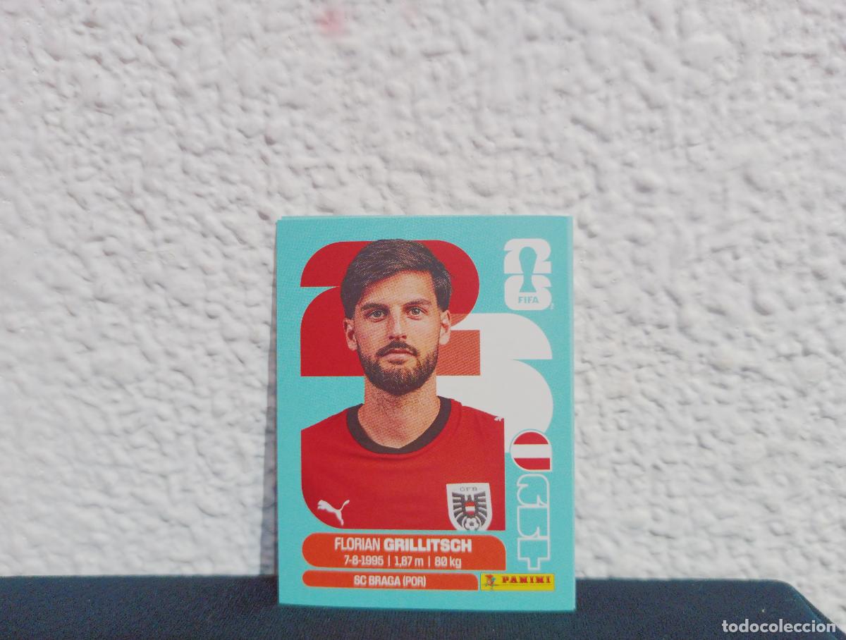 Coleccionismo cromos antiguos: AUT 14 FLORIAN GRILLITSCH BASE AUSTRIA CROMO MUNDIAL STICKERS 2026 26