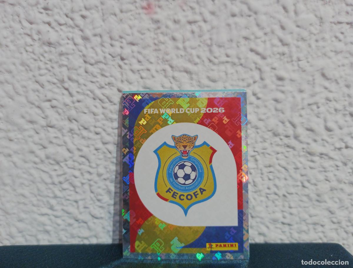 Coleccionismo cromos antiguos: COD 1 ESCUDO BASE CONGO DR CROMO MUNDIAL STICKERS 2026 26