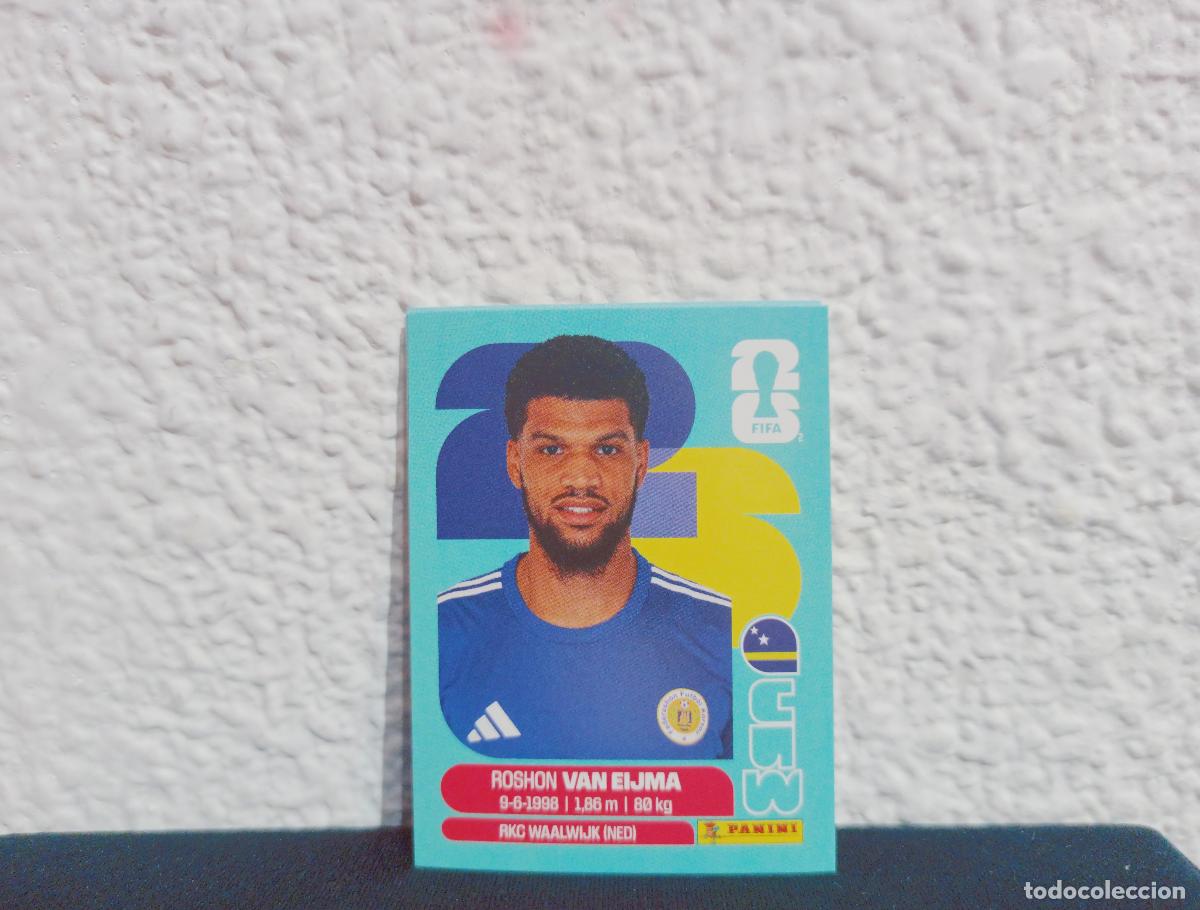 Coleccionismo cromos antiguos: CUW 7 ROSHON VAN EIJM BASE CURACAO CROMO MUNDIAL STICKERS 2026 26