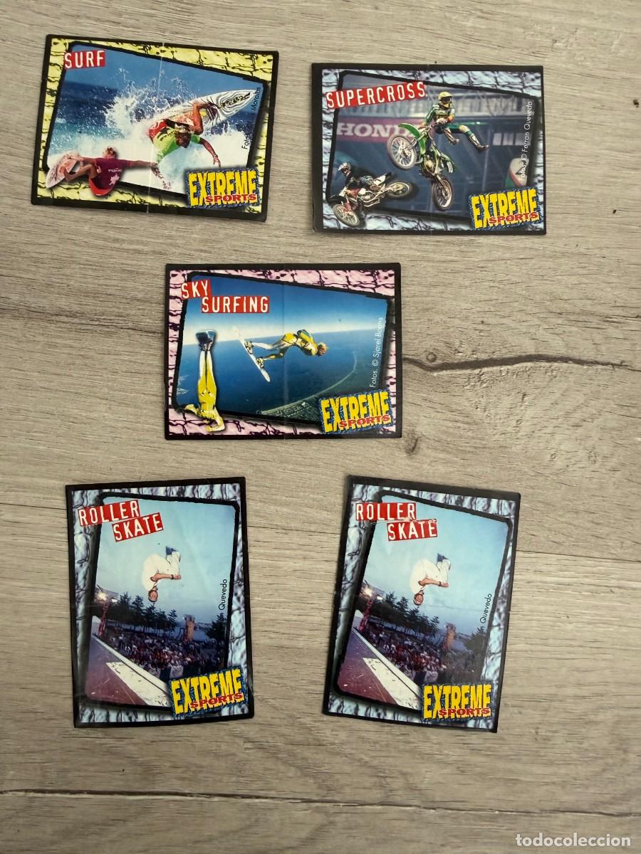 Coleccionismo cromos antiguos: 5 cromos Extreme Sports de Bimbocao Bimbo