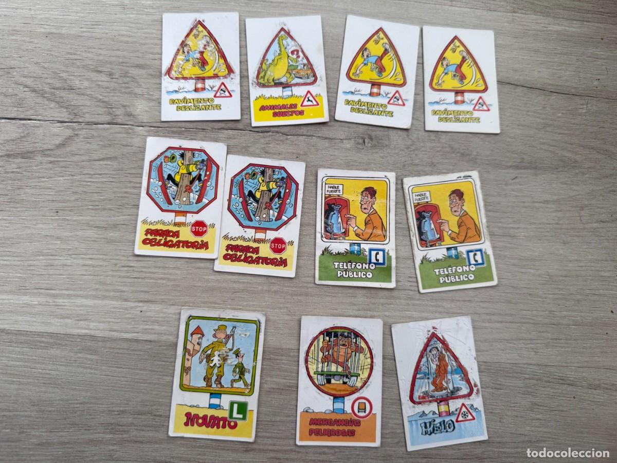 Coleccionismo cromos antiguos: 11 cromos Rasca Traficolocos de Bimbo