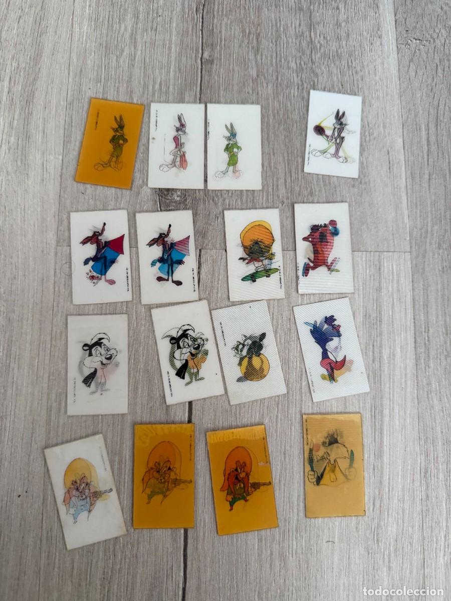 Coleccionismo cromos antiguos: 16 cromos Hologramas Panrico - Looney Tunes