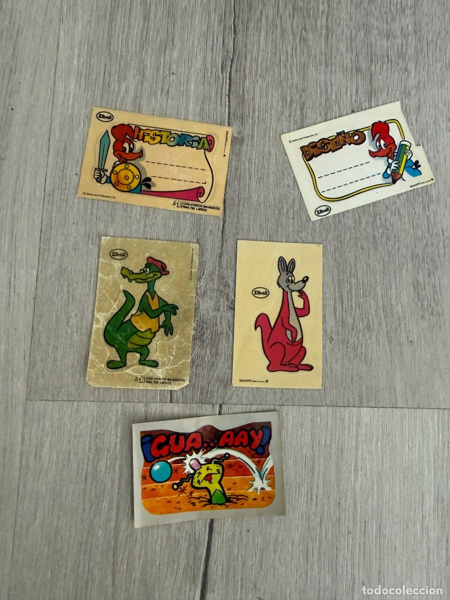 Coleccionismo cromos antiguos: 5 cromos Zibali - P&aacute;jaro Loco y Canicas - Muy dif&iacute;ciles