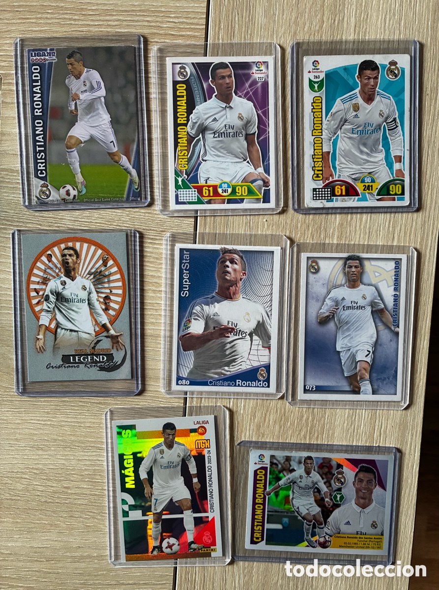 Coleccionismo cromos antiguos: Lote Cristiano Ronaldo Real Madrid