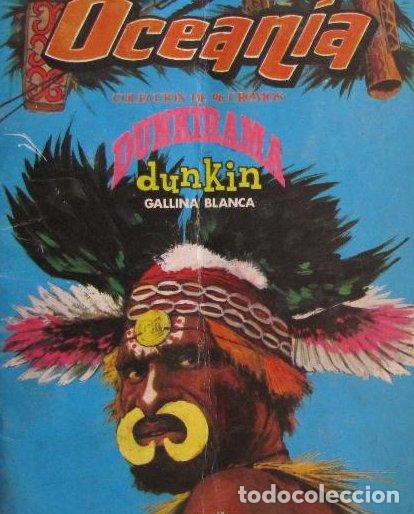 Sammeln alte Sammelbilder: LOTE DE CROMOS. CROMOS SUELTOS; 1,50 &euro;. OCEANIA. DUNKIRAMA DUNKIN. GALLINA BLANCA, 1968.