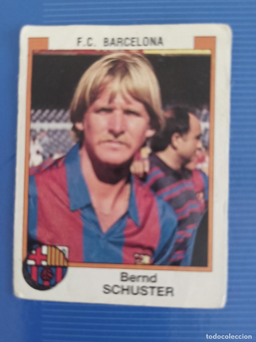 Coleccionismo cromos antiguos: Cromo N. 53. Schuster de Barcelona. F&Uacute;TBOL 88