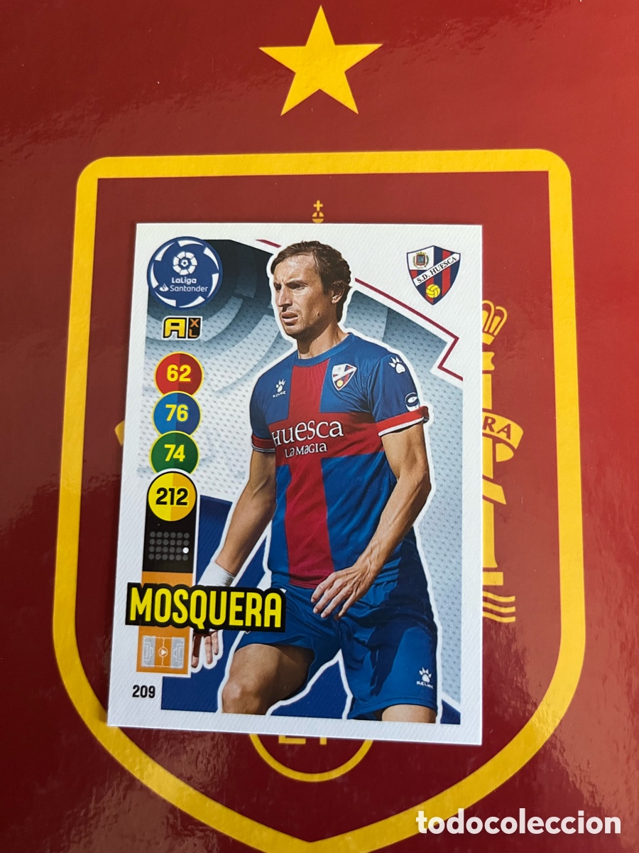 Coleccionismo cromos antiguos: 209 MOSQUERA ADRENALYN 2020 2021 20 21 HUESCA