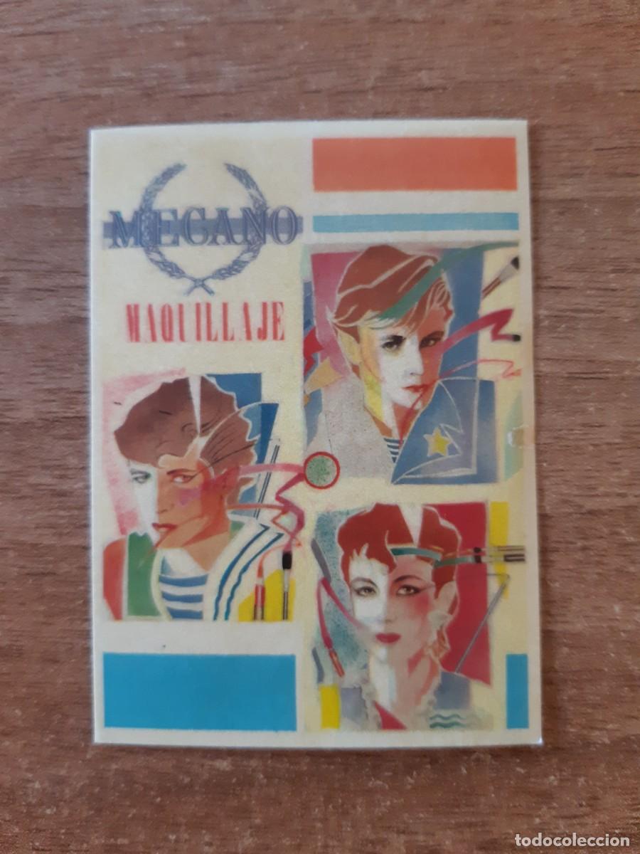 Coleccionismo cromos antiguos: N&deg;117 MECANO MAQUILLAJE ADHESIVO SHOW DE ESTRELLAS ED. MAGA 1982. NUNCA PEGADO, SIN PEGAR