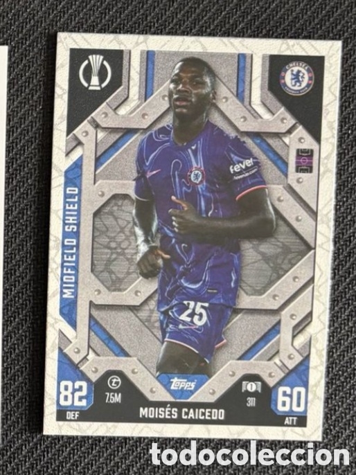 Coleccionismo cromos antiguos: 311 Caicedo Chelsea Topps Match Attax Extra 2024/25
