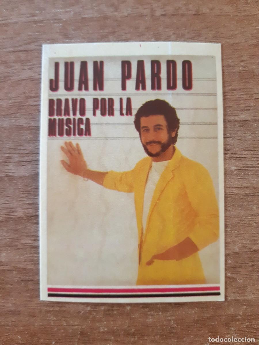 Coleccionismo cromos antiguos: N&deg;89 JUAN PARDO BRAVO POR LA M&Uacute;SICA ADHESIVO SHOW DE ESTRELLAS ED. MAGA 1982.NUNCA PEGADO, SIN PEGAR