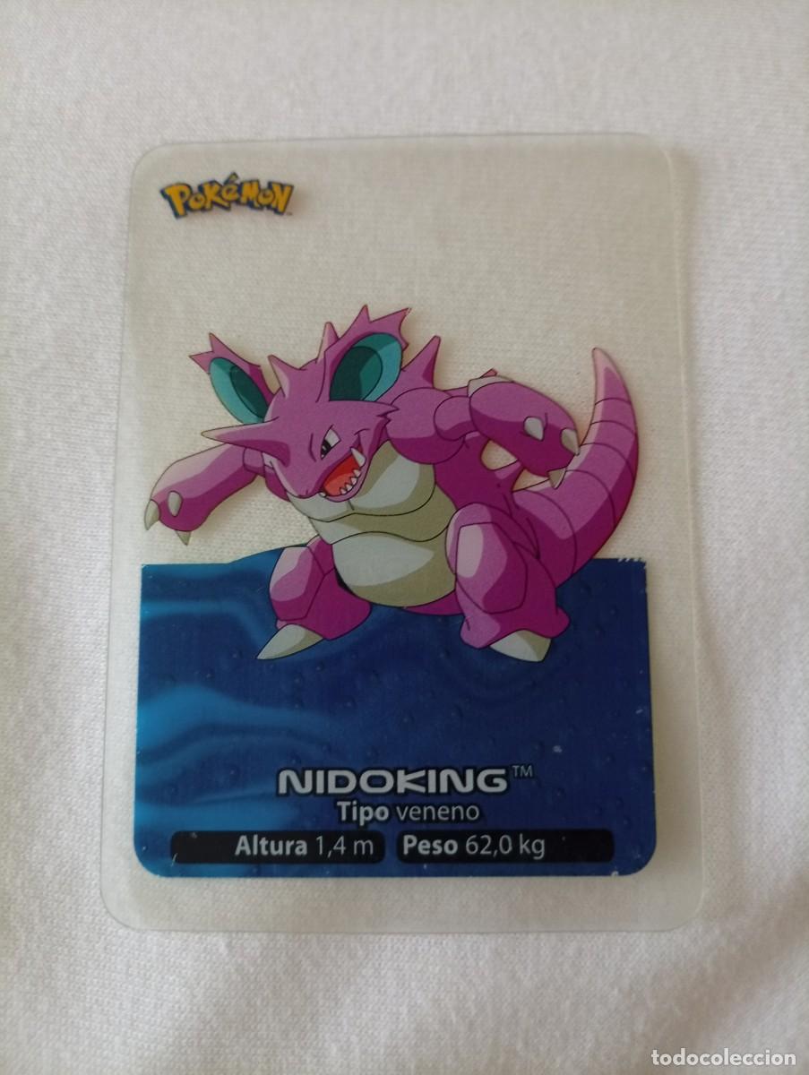 Coleccionismo cromos antiguos: Carta coleccionable de Nidoking, n&uacute;mero 034 de la serie Lamincards.