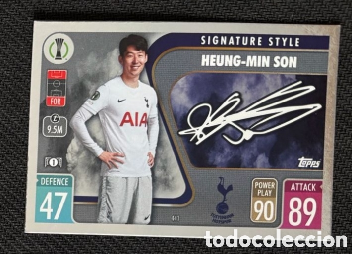 Coleccionismo cromos antiguos: 441Son Tottenham Topps Match Attax UEFA Champions League 2021-2022
