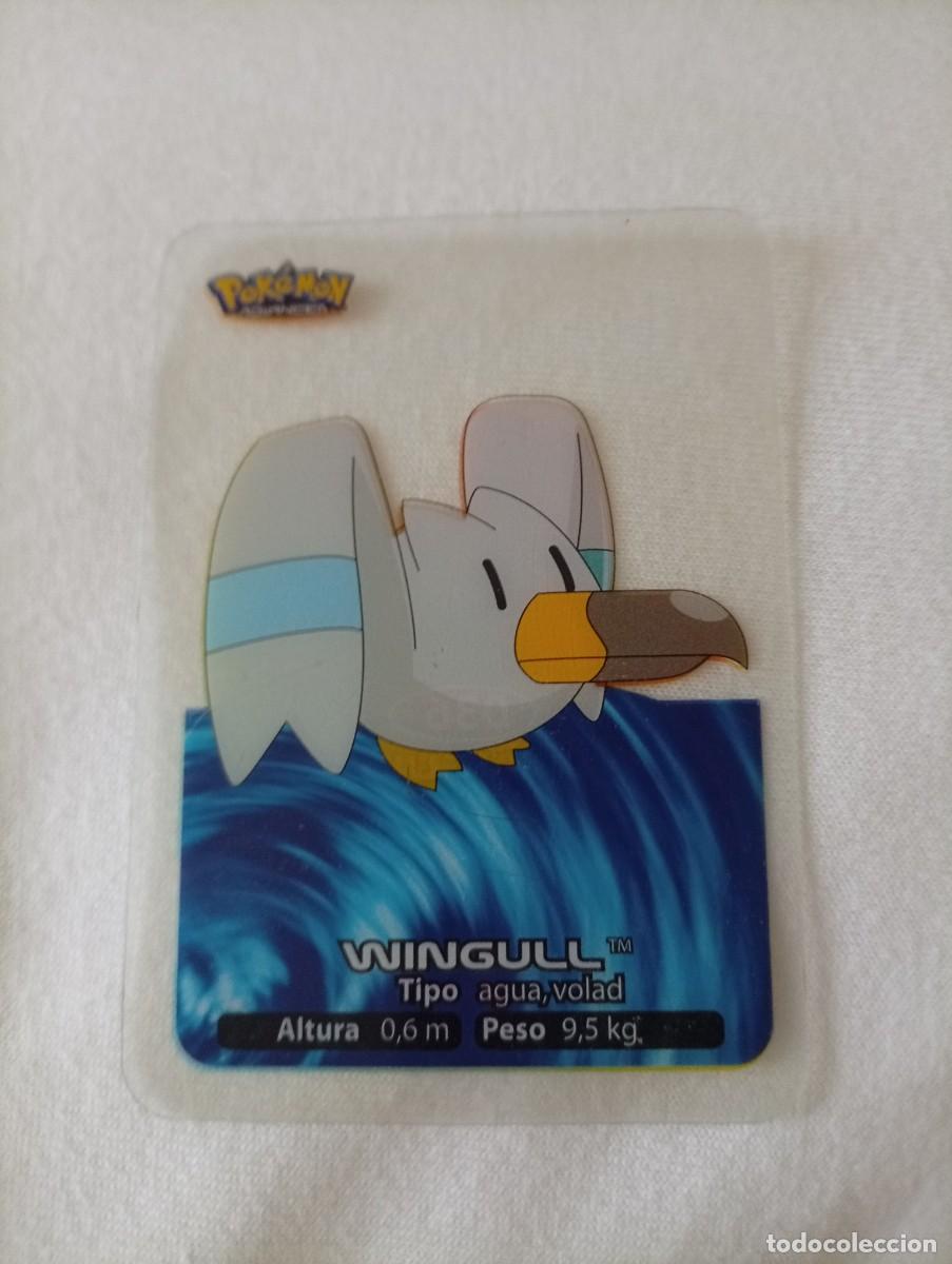 Coleccionismo cromos antiguos: Carta Pok&eacute;mon Wingull 036 de la serie Lamincards.2006 algunos rayados en el reverso - Tipo: agua, vo